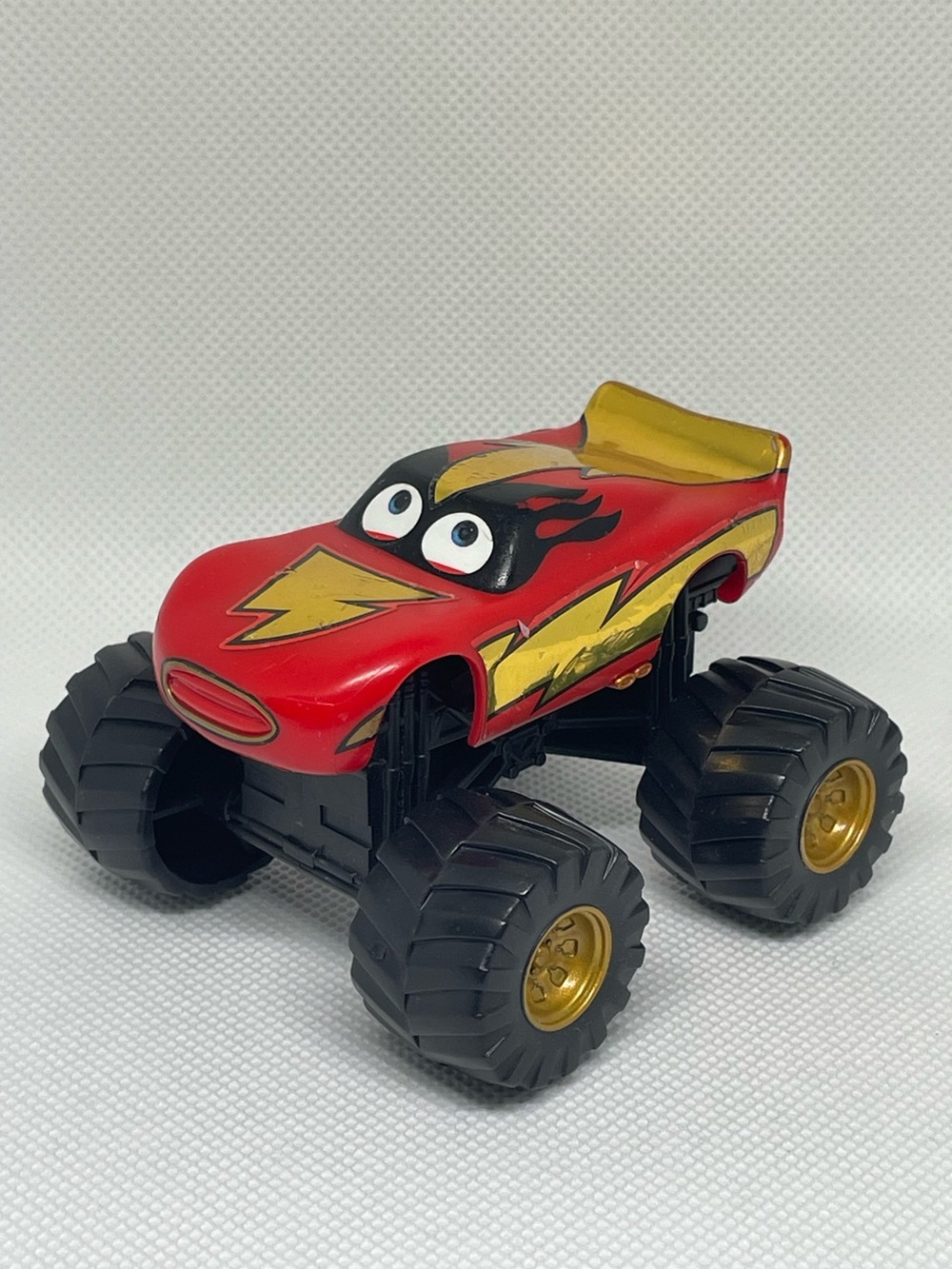 Disney Pixar Cars Toons Frightening McMean Monster Truck Vehicle Toy Plastic HTF